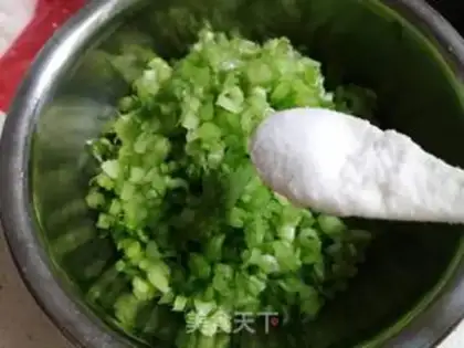 Make Celery dumplings step 2