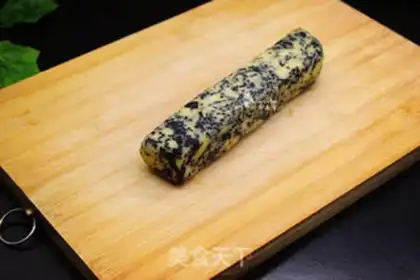Make Black Sesame Seaweed Biscuit step 6