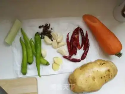 Make Spicy potatoes step 0