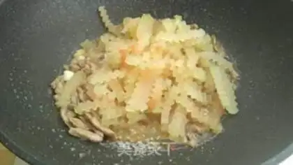 Make Watermelon-skinned meat step 8