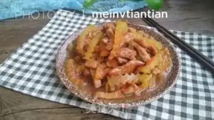 Make Watermelon-skinned meat step 11