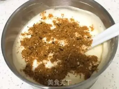 Make Sea moss sesame pine cake step 12