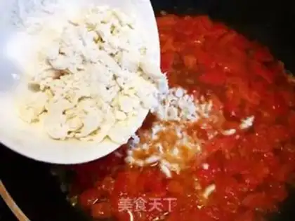 Make Tomato egg oak soup step 7