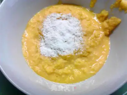 Make Fresh corn evaporation cake step 4