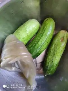Make cucumber piping step 0