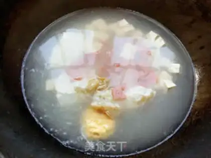 Make Bean curd soup step 6