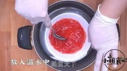 Make Watermelon pudding step 7
