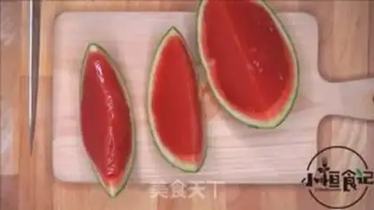 Make Watermelon pudding step 11