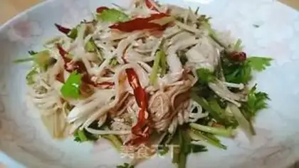 Make Frozen needle mushrooms step 5