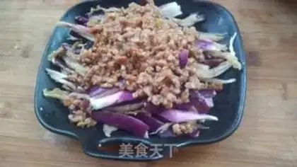 Make Tore the eggplant with the last hand step 7