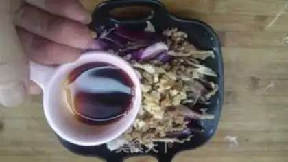 Make Tore the eggplant with the last hand step 9