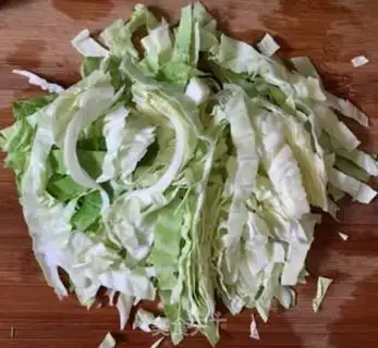 Make A cabbage swirl step 1