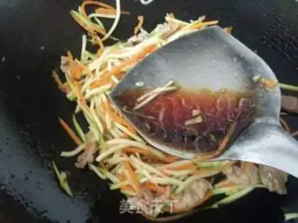 Make Double silk fried meat step 8