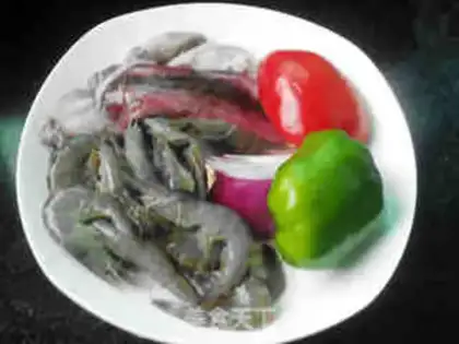 Make Sofa seafood step 1