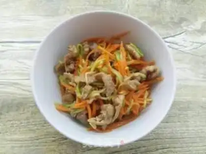 Make Double silk fried meat step 11