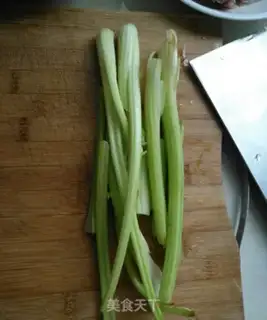 Make Fried celery step 2