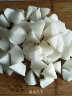 Make A lamb stew with radish step 7