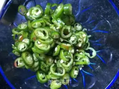 Make Autumn pepper with beans step 3