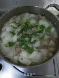 Make A lamb stew with radish step 10