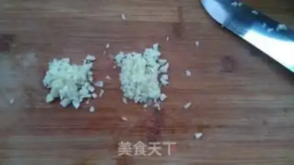 Make Garlic fan silk melon step 5