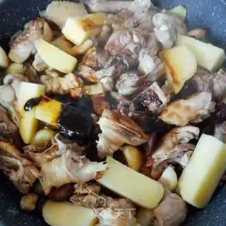 Make Yellow chicken step 6