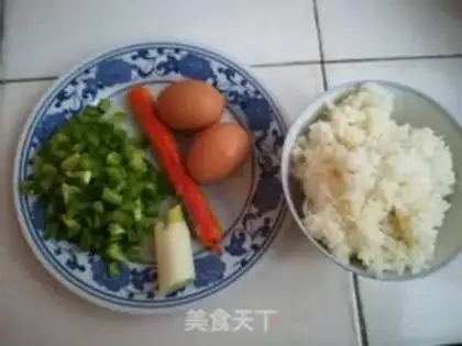 Make Egg fried rice step 0