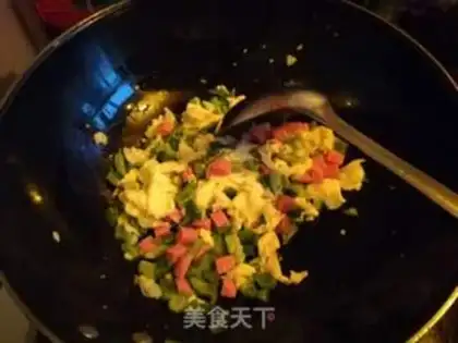 Make Egg fried rice step 4