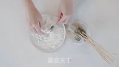 Make Bread crumbs and shrimp step 8