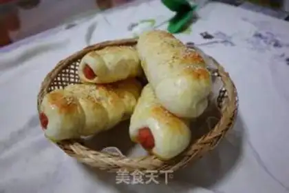 Make Chinese hot dog rolls step 10
