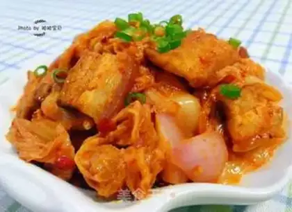 Make Five flowers and spicy cabbage step 9