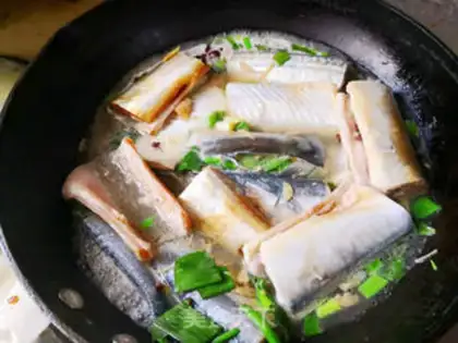 Make The beamfish stew radish step 5