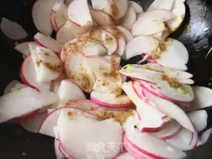 Make The beamfish stew radish step 8