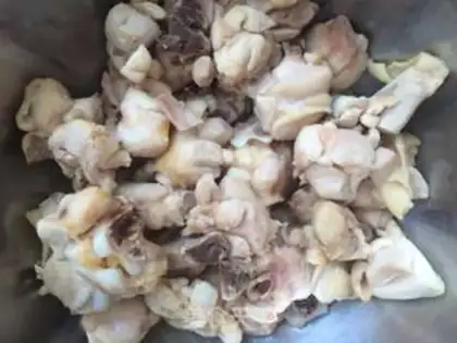 Make Weird chicken step 1