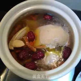 Make Seven chicken soups in Sanchoda step 3