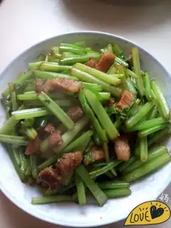 Make Celery fried meat step 7