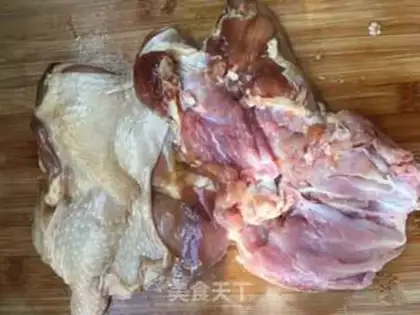 Make Burn chicken legs step 1