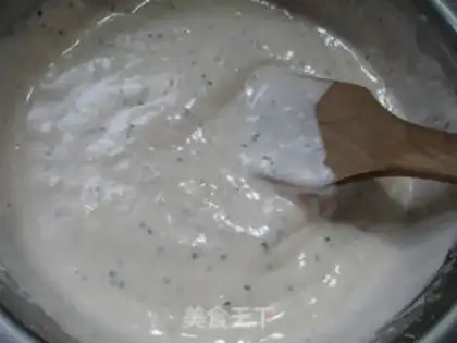 Make Steam sesame cake step 4