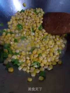 Make Organic mushroom sauce pine corn step 1
