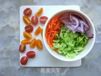 Make Vegetable burrito step 11
