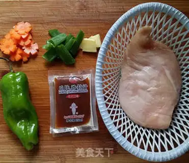 Make A salad with chicken silk step 0