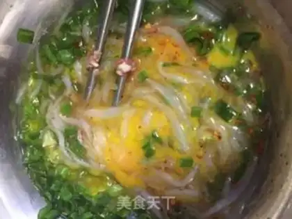 Make Silver fish fried eggs step 2