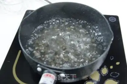 Make Black sugar pearl sauce step 13