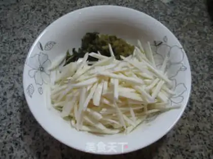 Make Snow pickles and duck eggs step 2