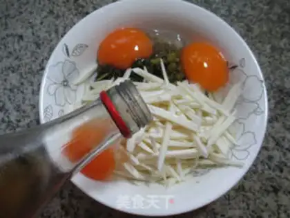 Make Snow pickles and duck eggs step 3