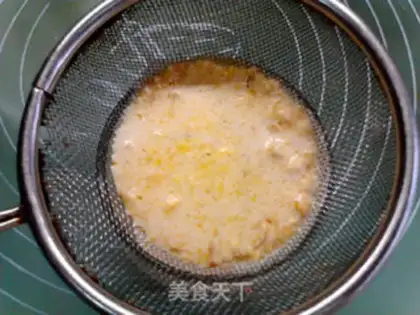 Make Caramel corn milk step 5