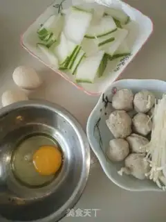 Make Porkball soup step 0