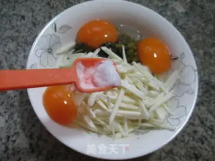 Make Snow pickles and duck eggs step 4