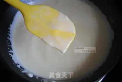 Make Sesame ice cream step 5