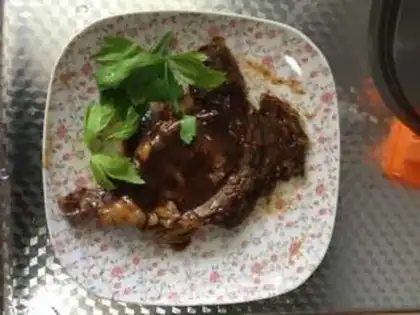 Make Black pepper steak step 5