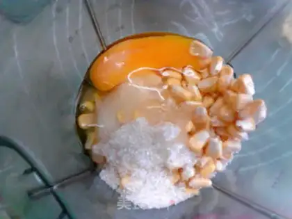 Make Fresh corn marfin step 1